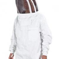 Blouson apiculteur coton blanc sergé 250 gr/m2